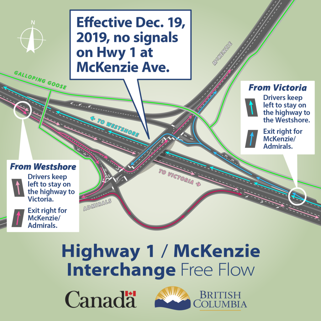 Highway 1, McKenzie Interchange