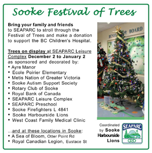 Festival of Trees, Sooke, BC Children's Hospital