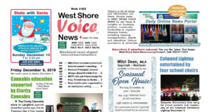 WSV Weekend Digest – December 6, 2019 Issue West Shore Voice News, December 6 2019