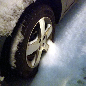 snowy roads, tire