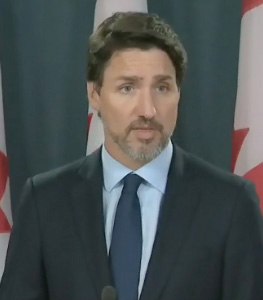 Prime Minister Justin Trudeau, January 8 2020