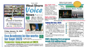 WSV Weekend Digest – January 10, 2020 Issue West Shore Voice News, January 10 to 12, weekend edition
