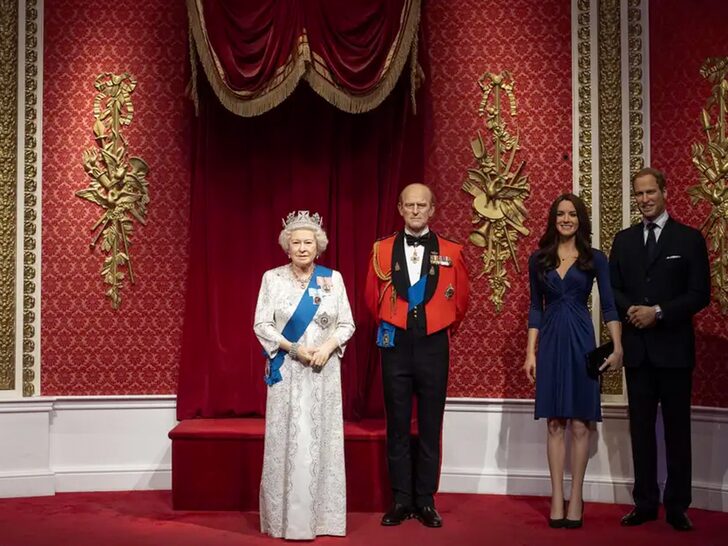 royal family, wax museum