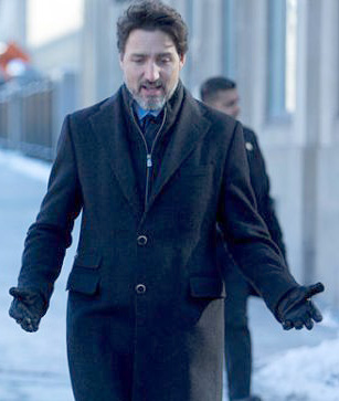 Justin Trudeau, Ottawa, winter 2020
