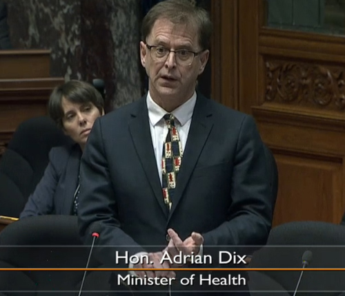 BC Health Minister Adrian Dix