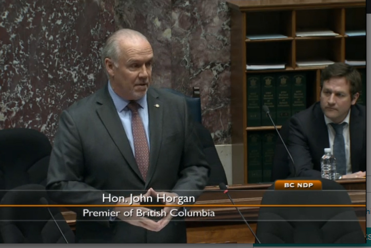Premier John Horgan, Education Minister Rob Fleming