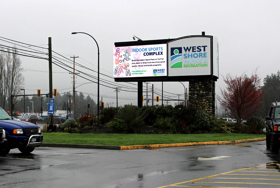West Shore Parks & Recreation, signage, 2020