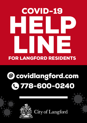 COVID-19 help line in Langford