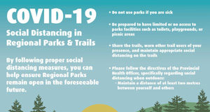 Increased staff in CRD parks during COVID-19 social distancing, CRD Regional Parks.