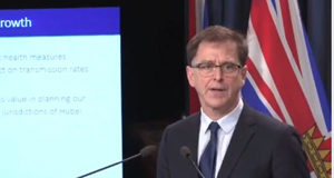 Over 3,900 beds ready for upsurge in COVID-19 critical care, curve may have started to flatten Health Minister Adrian Dix, COVID-19, March 27 2020