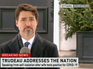 Prime Minister Justin Trudeau, COVID-19, March 17 2020