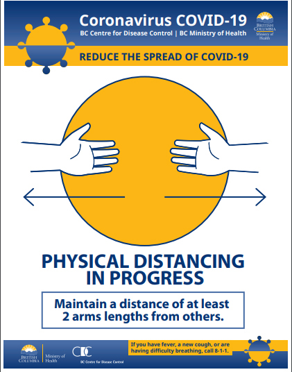 physical distancing, COVID-19, BC CDC
