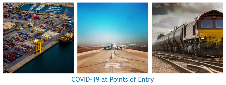 points of entry, travel, COVID-19