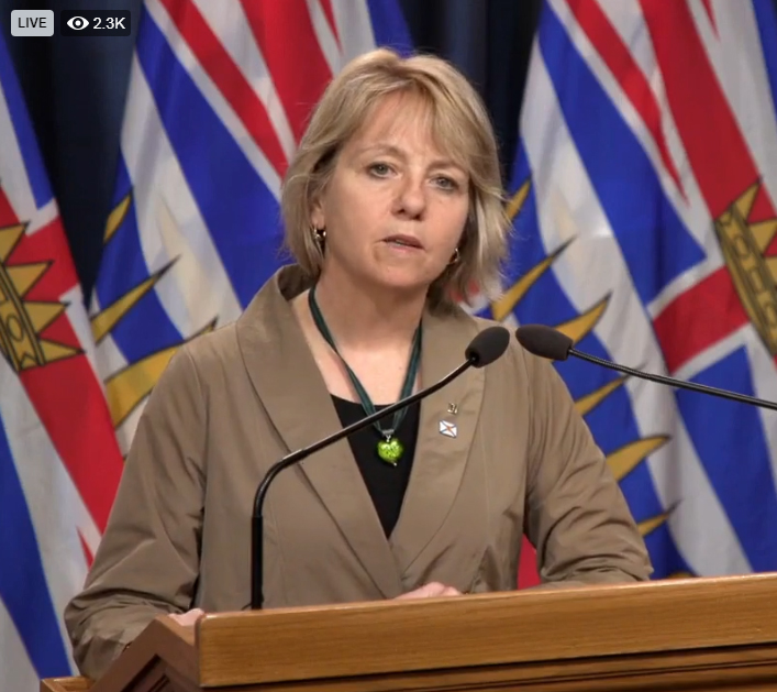 BC Provincial Health Officer Dr Bonnie Henry