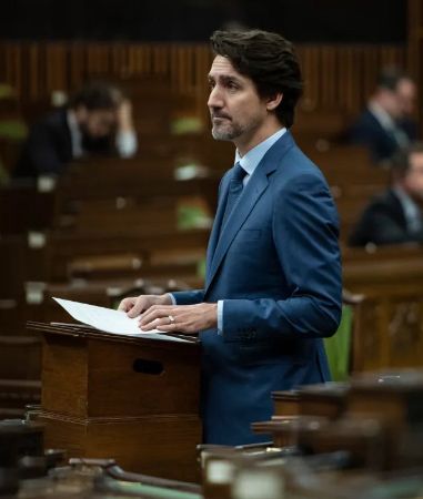 Prime Minister Justin Trudeau, April 11, 2020