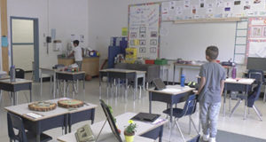 Back to school in June: part-time, physically distanced and voluntary physical distancing, classroom