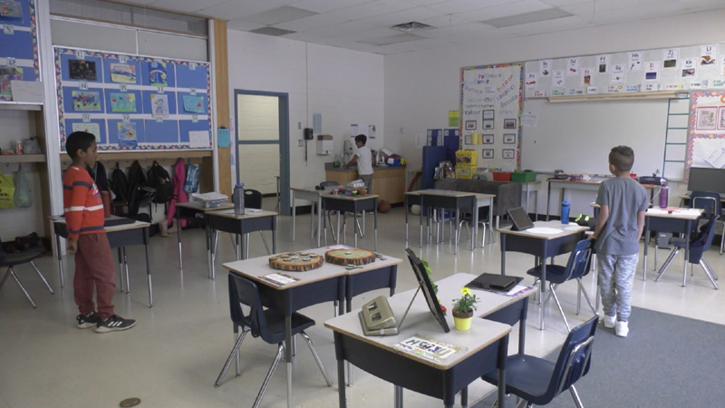 Physical distancing in classrooms