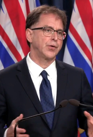 Adrian Dix, Health Minister, July 30 2020