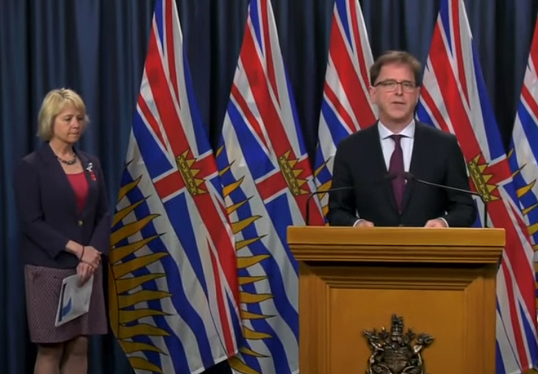 Provincial Health Officer Dr Bonnie Henry, Health Minister Adrian Dix