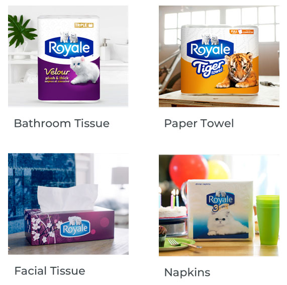 Royale, paper products