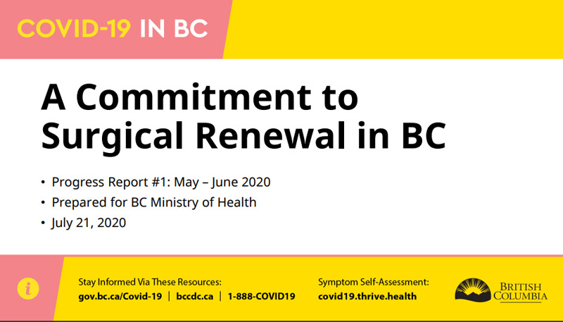 A Commitment to Surgical Renewal in BC