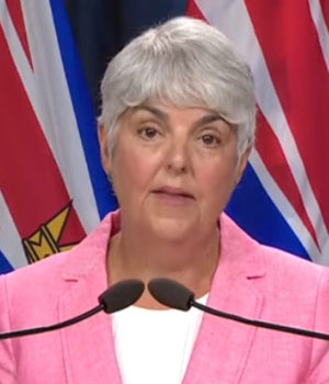 BC Finance Minister, Carole James