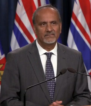 Harry Bains, Labour Minister, August 2020