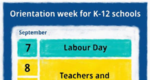 COVID return to school starts Sept 8 for teachers, Sept 10 for students back to school, September 2020