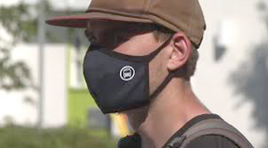 man wearing face mask, BC Transit