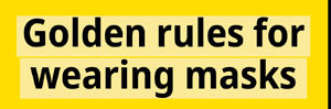 COVID: BC guidelines for wearing masks & maintaining bubbles face mask, BC, COVID