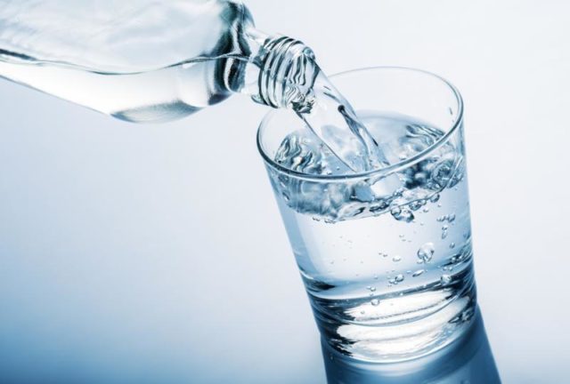 water, bottle, glass