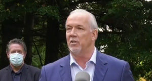 Horgan promises single-bed long-term care & Wilkinson supports continued good pay for care workers BC NDP Leader John Horgan, September 30, 2020