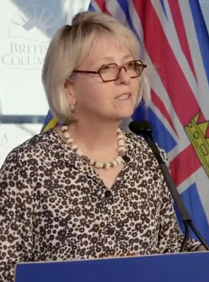 Dr Bonnie Henry, Provincial Health Officer, September 3 2020