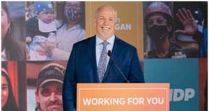 Majority win for Horgan shows public trust for Premier doing ‘his level best’ John Horgan, 2020, NDP Campaign