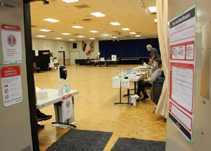 voting place, October 24 2020