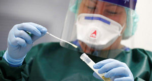 Reagent supply is a limiting factor on COVID-test availability swab, tube, COVID, mask, PPE