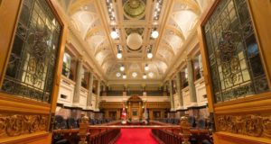 December 7: a big day in BC BC Legislative chamber