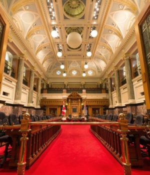BC Legislative chamber