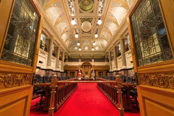 BC Legislative chamber
