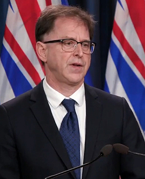 Health Minister, Adrian Dix, November 2020