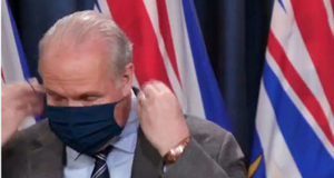 Premier: COVID strategy as cases rise, legislature Dec 7, Xmas bonus in the works Premier John Horgan, mask, November 18 2020