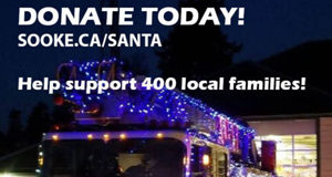 No Sooke Santa Parade but firefighters still doing Santa Run Sooke Santa Run 2020