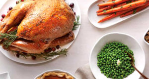 Santa is immune to COVID but have a small Christmas at home this year turkey dinner, xmas