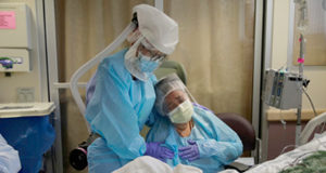 Nurses on COVID frontline: avoiding burnout & reduced retention rates nurses, bedside, ICU, COVID