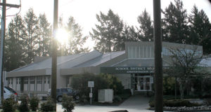 SD62: low attendance following COVID exposures, fully remote Ed Policy meeting SD62, administration building, January 2021