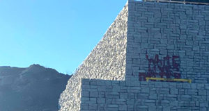 Local graffiti blasted by SD62 graffiti, racism