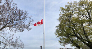 Shock & awareness settles in across BC & Canada as 215 young lives remembered Canadian flag, half mast