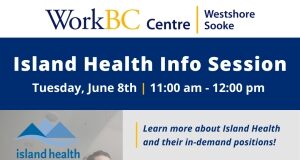 Medical lab jobs info session in west shore June 8 WorkBC, Island Health