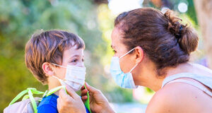 K-12 schools remain under same COVID restrictions in May-June 2021 mask, child