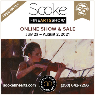 sooke fine arts show, ad, 2021
